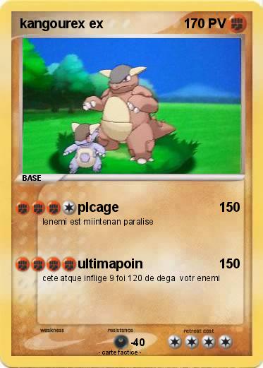 Pokemon kangourex ex