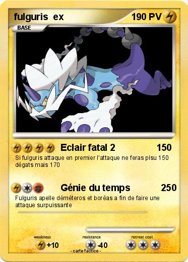 Pokemon fulguris  ex