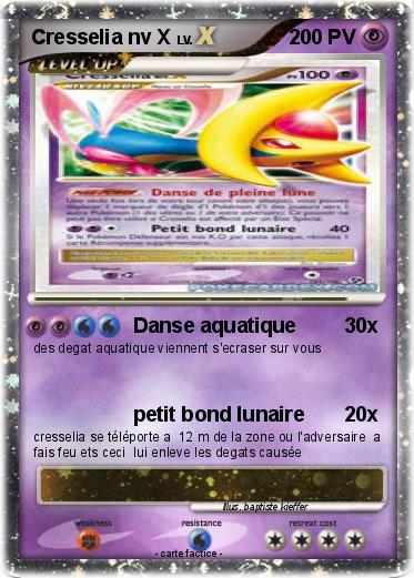 Pokemon Cresselia nv X