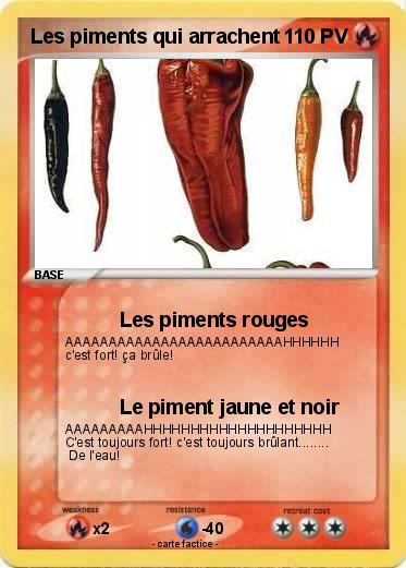 Pokemon Les piments qui arrachent