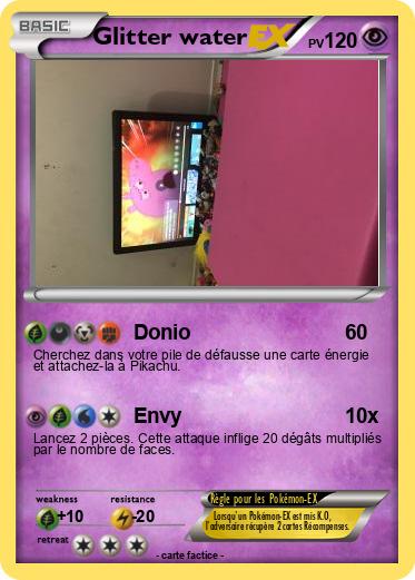 Pokemon Glitter water