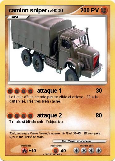 Pokemon camion sniper