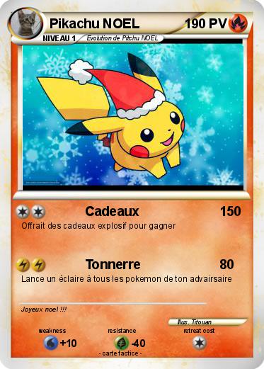 Pokemon Pikachu NOEL