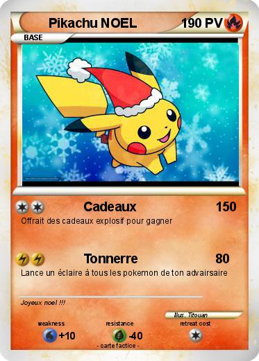 Pokemon Pikachu NOEL