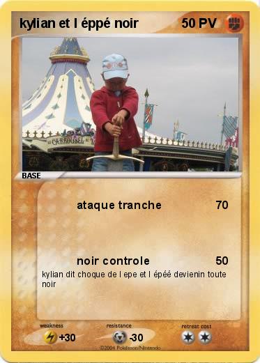 Pokemon kylian et l éppé noir