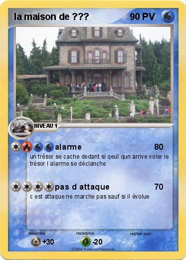 Pokemon la maison de ???