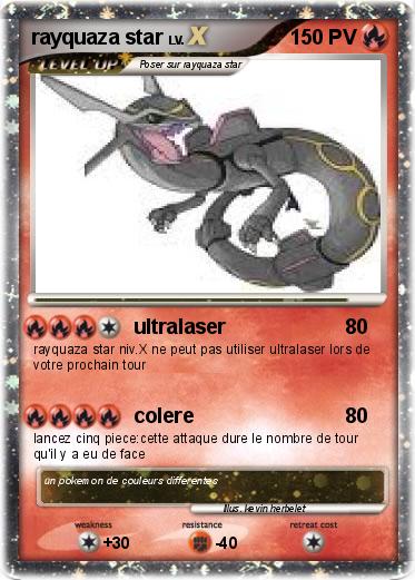 Pokemon rayquaza star