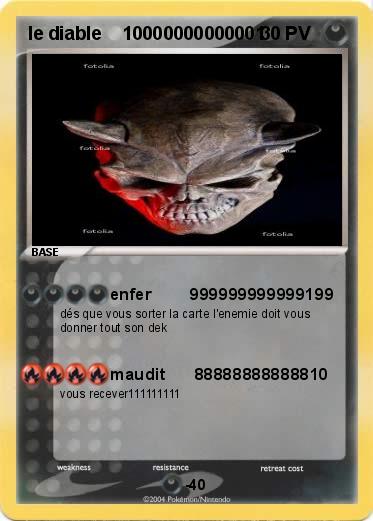 Pokemon le diable    10000000000001