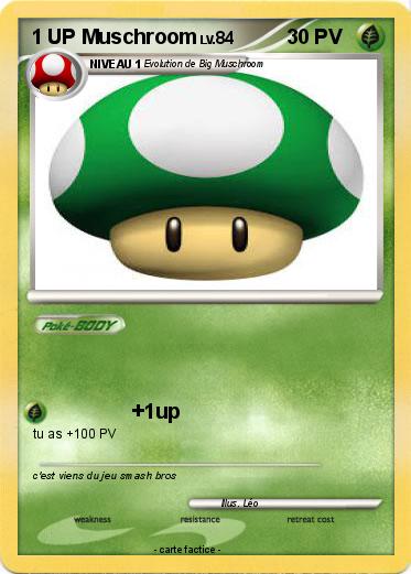 Pokemon 1 UP Muschroom