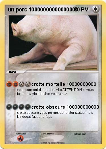 Pokemon un porc 10000000000000000