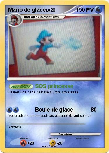 Pokemon Mario de glace