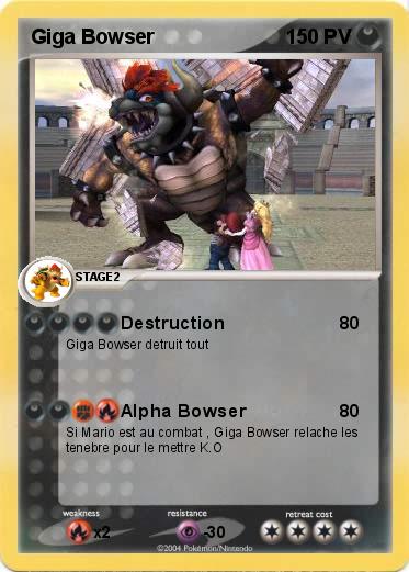 Pokemon Giga Bowser