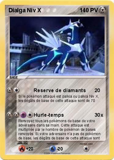 Pokemon Dialga Niv X