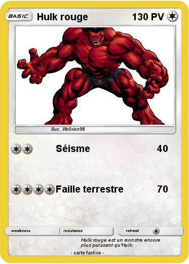 Pokemon Hulk rouge