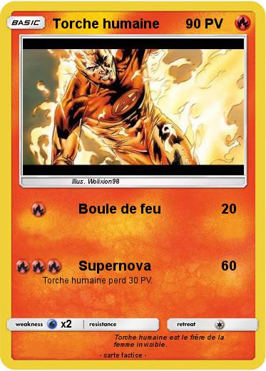 Pokemon Torche humaine