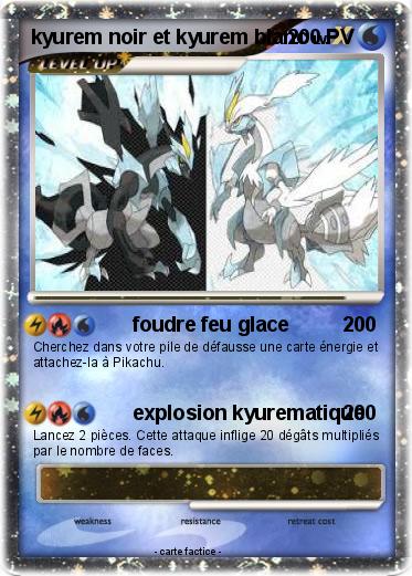 Pokemon kyurem noir et kyurem blanc