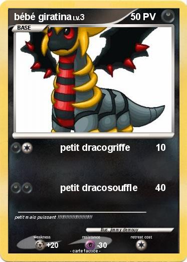Pokemon bébé giratina
