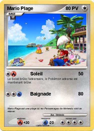 Pokemon Mario Plage