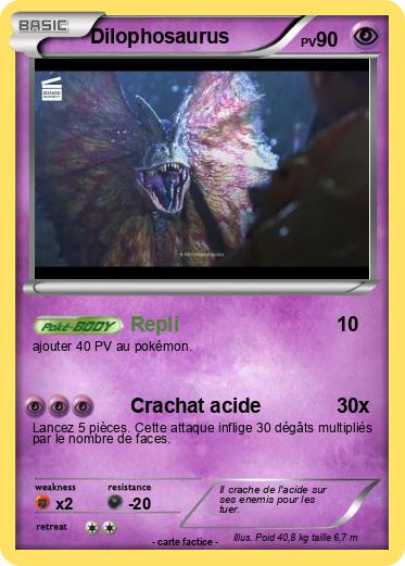 Pokemon Dilophosaurus