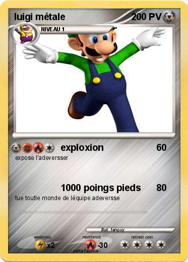 Pokemon luigi métale