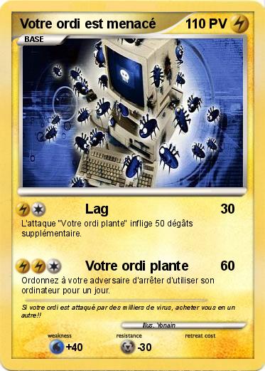 Pokemon Votre ordi est menacé