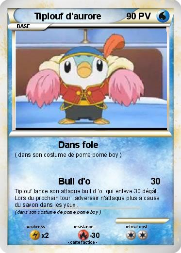 Pokemon Tiplouf d'aurore