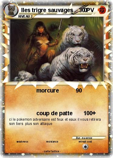 Pokemon lles trigre sauvages       0