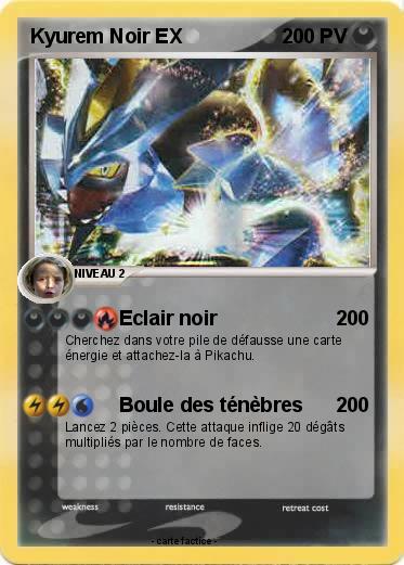 Pokemon Kyurem Noir EX