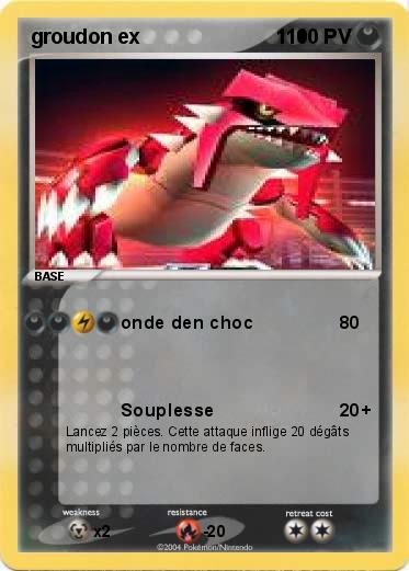 Pokemon groudon ex                        111
