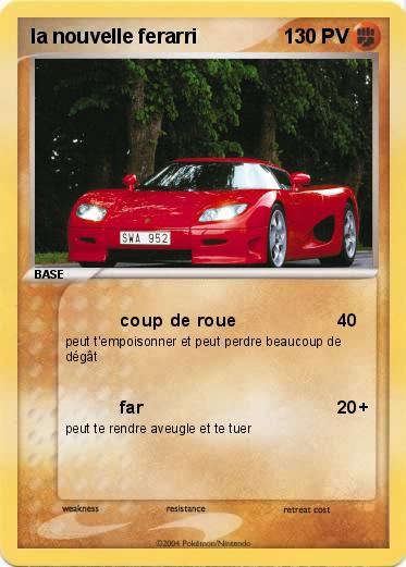 Pokemon la nouvelle ferarri