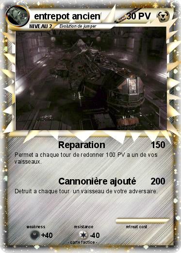 Pokemon entrepot ancien