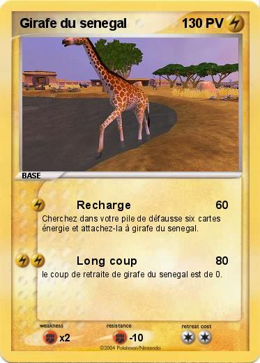 Pokemon Girafe du senegal