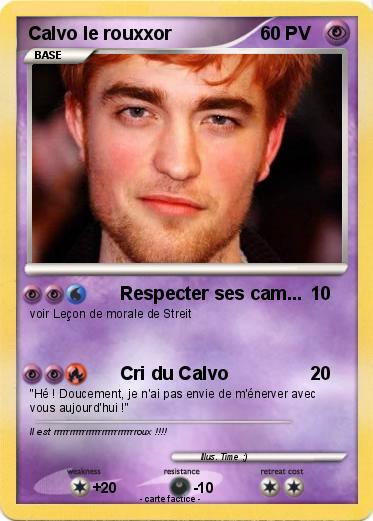Pokemon Calvo le rouxxor