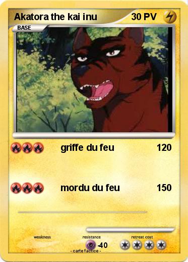 Pokemon Akatora the kai inu