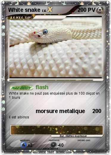 Pokemon White snake