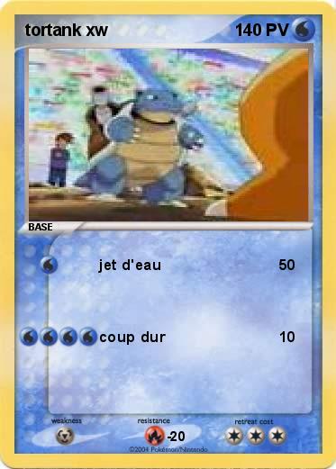 Pokemon tortank xw