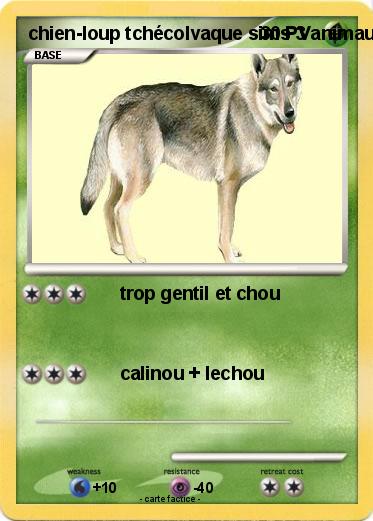 Pokemon chien-loup tchécolvaque sims 3 animaux & cie