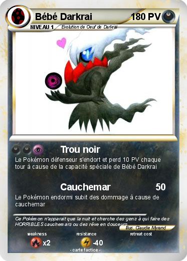 Pokemon Bébé Darkrai