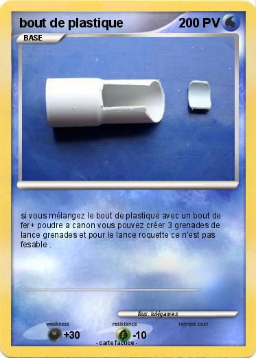 Pokemon bout de plastique