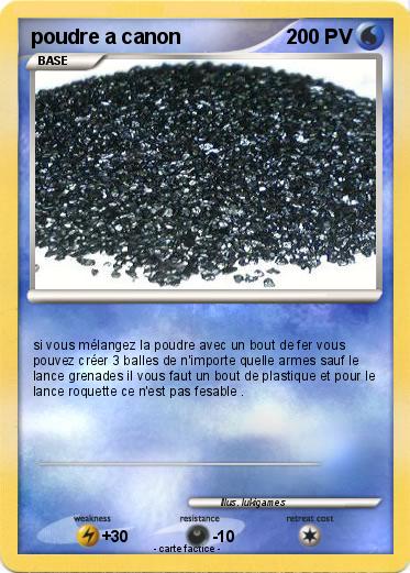 Pokemon poudre a canon