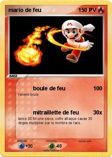 Pokemon mario de feu