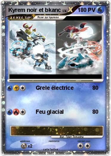 Pokemon Kyrem noir et bkanc
