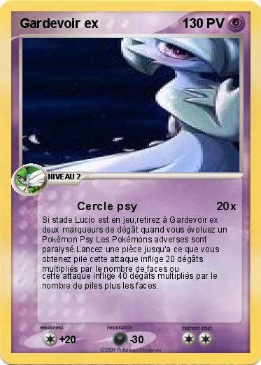 Pokemon Gardevoir ex