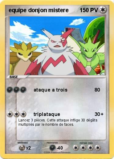 Pokemon equipe donjon mistere