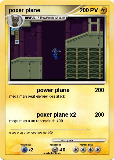 Pokemon poxer plane