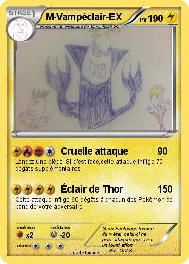 Pokemon M-Vampéclair-EX