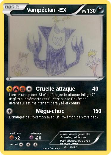 Pokemon Vampéclair -EX