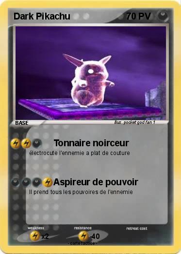 Pokemon Dark Pikachu