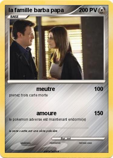 Pokemon la famille barba papa