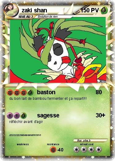 Pokemon zaki shan